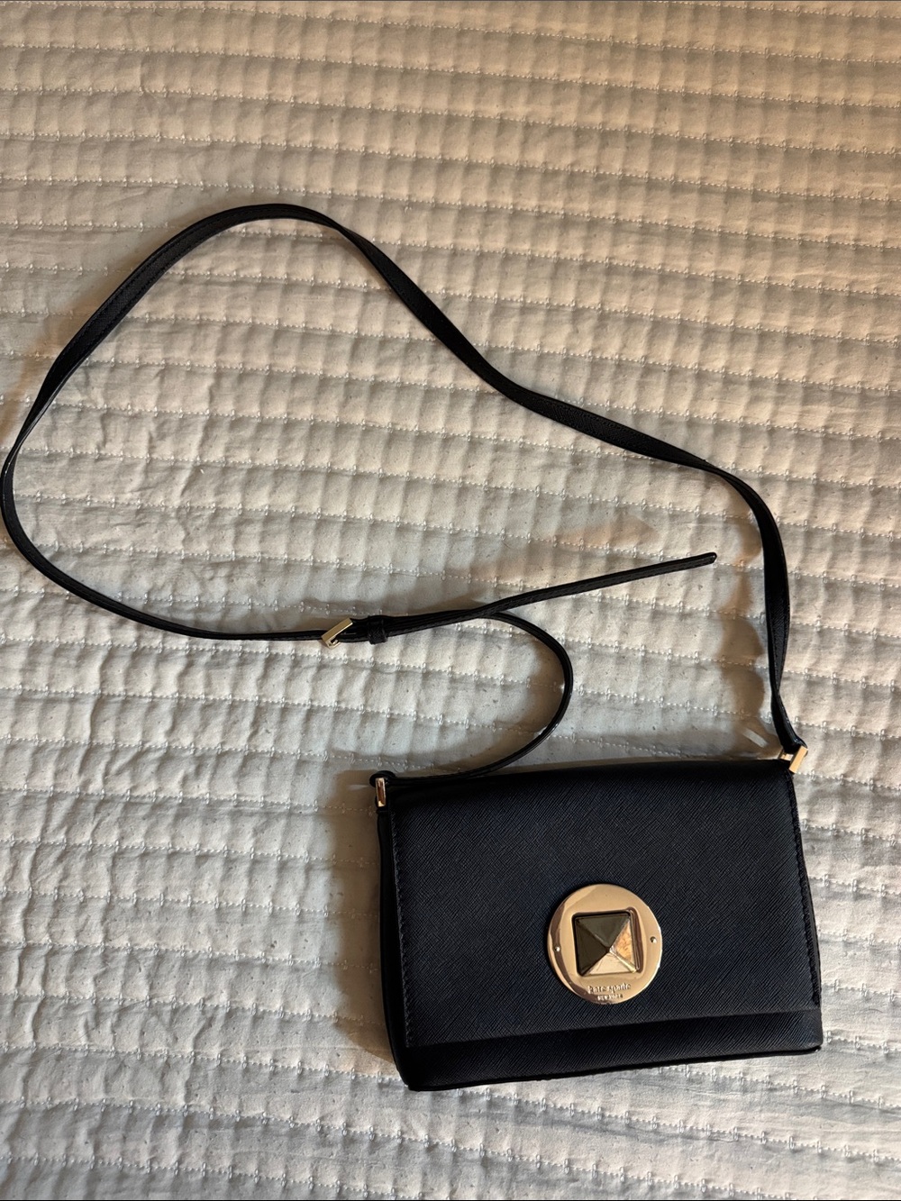kate spade Black Leather Crossbody